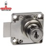CERRADURA DE MUEBLE ACERO REFORZADA CON LENGUETA RECTA 19MM MODELO 7.