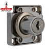 CERRADURA DE MUEBLE ACERO REFORZADA CON LENGUETA RECTA 19MM MODELO 7.