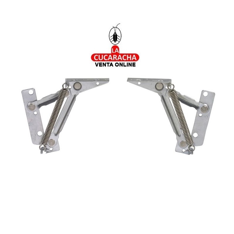 BISAGRA COMPAS ACERO CON MUELLE FUNCION APERTURA ASCENDENTE MODELO 70.