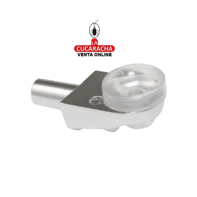 SOPORTE BALDA CRISTAL ZAMAC CON VENTOSA MODELO 164.