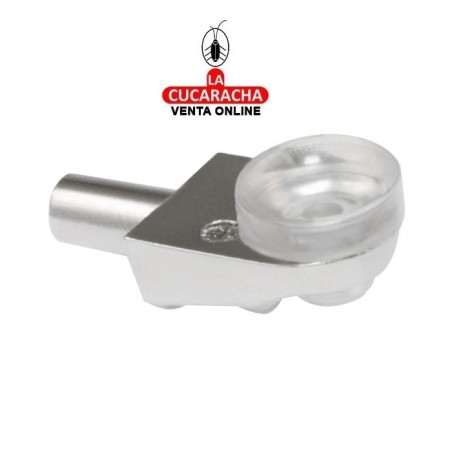 SOPORTE BALDA CRISTAL ZAMAC CON VENTOSA MODELO 164.