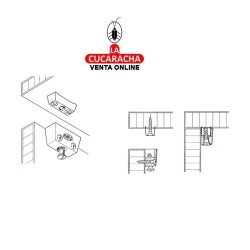TORNILLO ENSABLE PLASTICO UNION PARTE INTERNA TABLEROS MUEBLE MODELO 3.