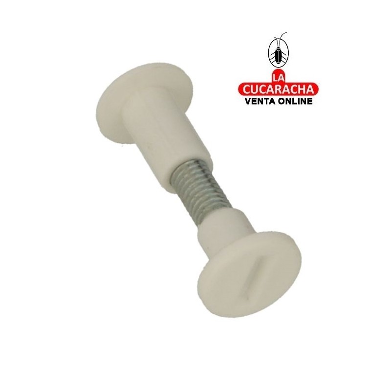 BLISTER 4-TORNILLO ENSABLE MUEBLES METRICA 6MM TUERCA PLASTICO MODELO 4.