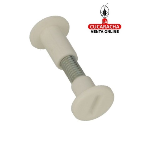BLISTER 4-TORNILLO ENSABLE MUEBLES METRICA 6MM TUERCA PLASTICO MODELO 4.