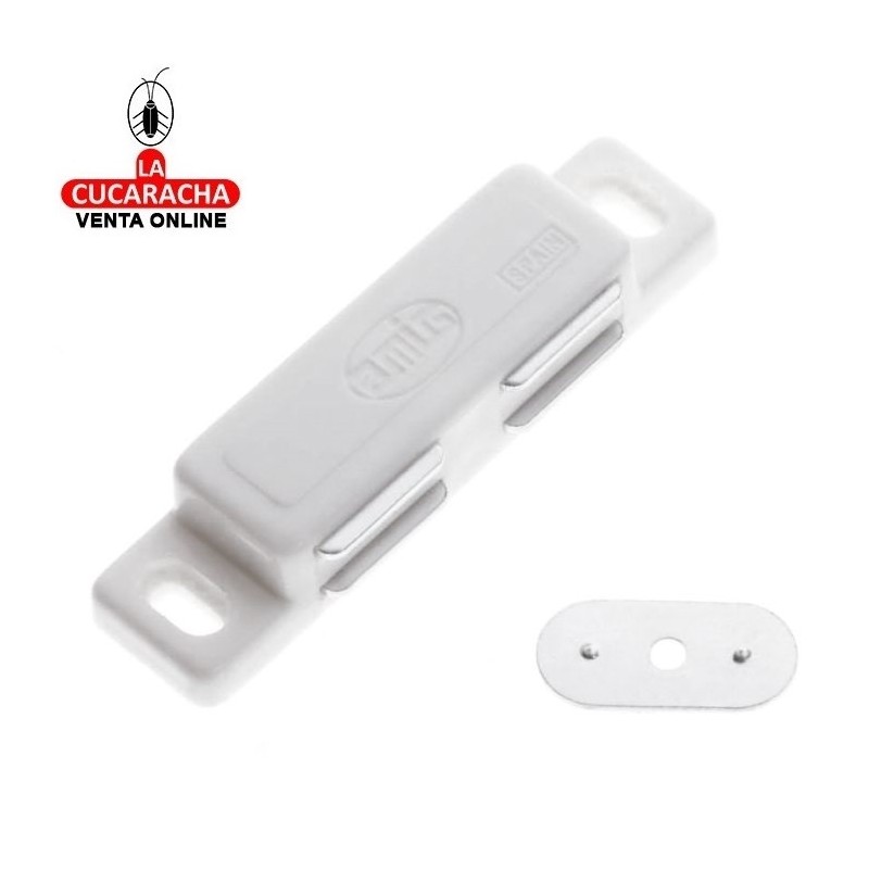 GOLPETE MAGNETICO DOBLE MUEBLE CIERRE PUERTAS ARMARIO 76x18mm MODELO 20.