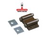 GOLPETE MAGNETICO DOBLE CON MUELLE CIERRE PUERTAS ARMARIO 34x60mm MODELO 120.