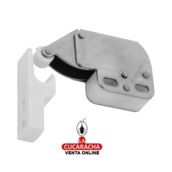 GOLPETE ACERO CON MUELLE CIERRE PUERTAS ARMARIO 28x35mm MODELO 30.