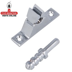 GOLPETE ZAMAK DE SUELO SUJECION PUERTAS Y VENTANAS 60x30x13mm MODELO 100.