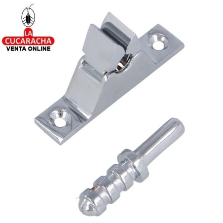 GOLPETE ZAMAK DE SUELO SUJECION PUERTAS Y VENTANAS 60x30x13mm MODELO 100.