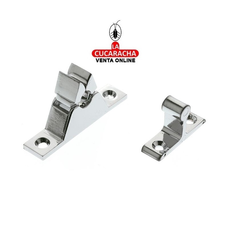 GOLPETE ZAMAK DE SUELO SUJECION PUERTAS Y VENTANAS 60x30x13mm MODELO 101.