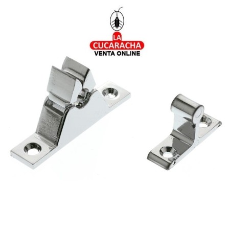 GOLPETE ZAMAK DE SUELO SUJECION PUERTAS Y VENTANAS 60x30x13mm MODELO 101.