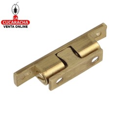 GOLPETE LATON RODILLOS ACERO SUJECION PUERTAS ARMARIO 43x8mm MODELO 18.
