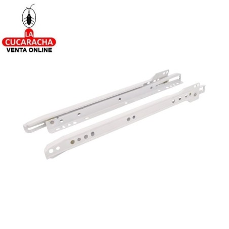 GUIA METALICA CAJONES CORREDERA CON RUEDAS PARA CAJON CON RODILLOS MODELO 12 NIZA.