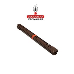 JUEGO GUIA METALICA CAJONES CORREDERA MARRON CON RUEDAS PARA CAJON CON RODILLOS.