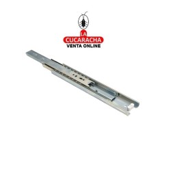 JUEGO GUIA METALICA CAJONES CORREDERA DE EXTRACCION TOTAL CON RODAMIENTOS MODELO 35.