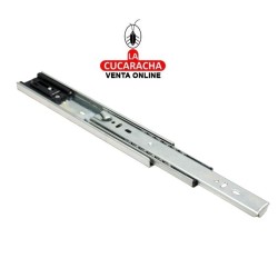 JUEGO GUIA METALICA CAJONES CORREDERA DE EXTRACCION TOTAL Y AUTOCIERRE MODELO 36.