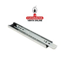 JUEGO GUIA METALICA CAJONES CORREDERA DE EXTRACCION TOTAL Y AUTOCIERRE MODELO 36.