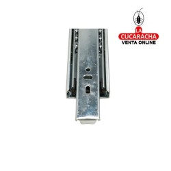 JUEGO GUIA METALICA CAJONES CORREDERA DE EXTRACCION TOTAL Y AUTOCIERRE MODELO 36.