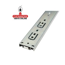 JUEGO GUIA METALICA CAJONES CORREDERA DE EXTRACCION TOTAL Y AUTOCIERRE MODELO 36.
