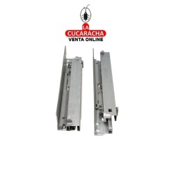 GUIA METALICA CAJONES EXTRACCION TOTAL AUTOCIERRE SUAVE MODELO 41.