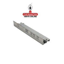 GUIA METALICA CAJONES EXTRACCION TOTAL AUTOCIERRE SUAVE MODELO 41.