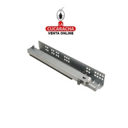 GUIA METALICA CAJONES EXTRACCION TOTAL AUTOCIERRE SUAVE MODELO 41.