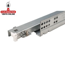 GUIA METALICA CAJONES EXTRACCION TOTAL AUTOCIERRE SUAVE MODELO 41.