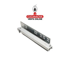 GUIA METALICA CAJONES EXTRACCION TOTAL AUTOCIERRE SUAVE MODELO 42.
