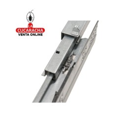 GUIA METALICA CAJONES EXTRACCION TOTAL AUTOCIERRE SUAVE MODELO 42.