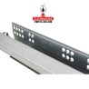 GUIA METALICA CAJONES EXTRACCION TOTAL AUTOCIERRE SUAVE MODELO 42.