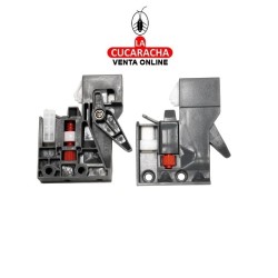 GUIA METALICA CAJONES EXTRACCION TOTAL APERTURA PRESION AUTOCIERRE SUAVE MODELO 45.