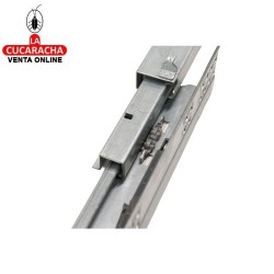 GUIA METALICA CAJONES EXTRACCION TOTAL APERTURA PRESION AUTOCIERRE SUAVE MODELO 45.