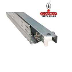 GUIA METALICA CAJONES EXTRACCION TOTAL APERTURA PRESION AUTOCIERRE SUAVE MODELO 45.