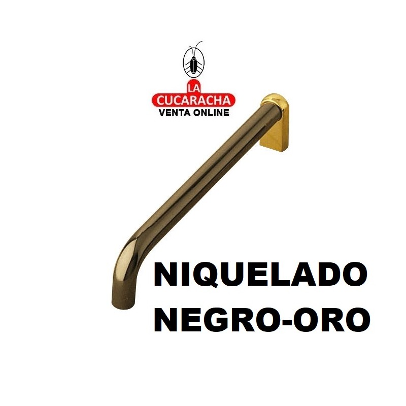 TIRADOR DE ALUMINIO BASE ZAMAK PARA MUEBLE MODELO 77.