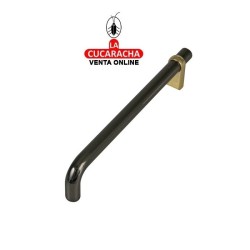 TIRADOR DE ALUMINIO BASE ZAMAK PARA MUEBLE MODELO 78.