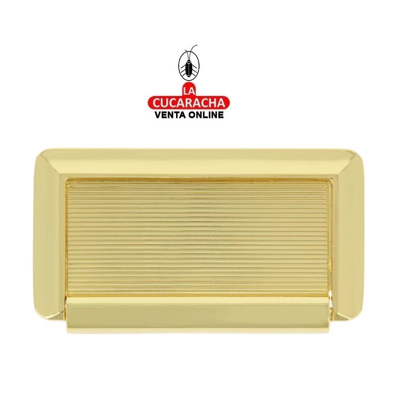 TIRADOR DE ZAMAK DE TARJETA PARA MUEBLE MODELO 295.