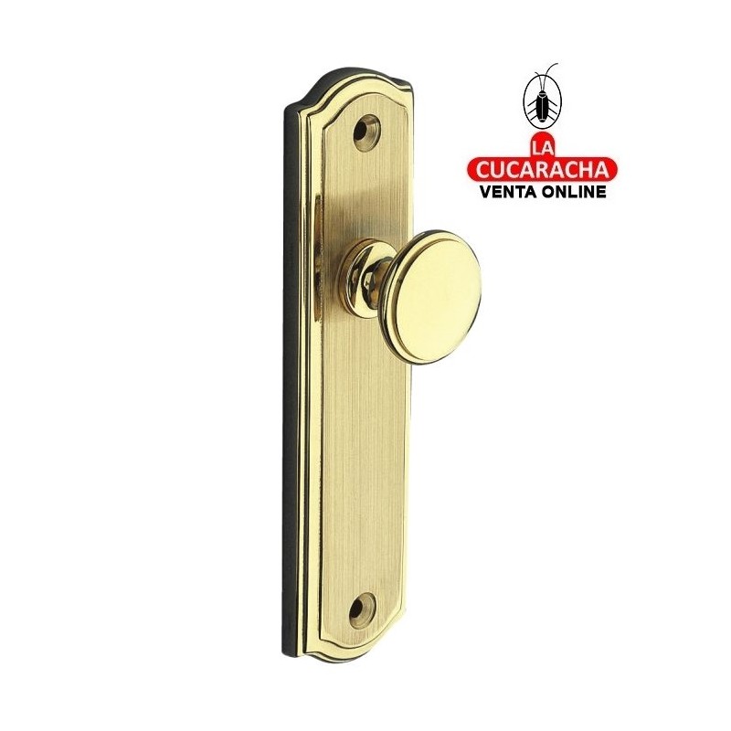 ESCUDO TIRADOR DE LATON PARA ARMARIOS MODELO 22.