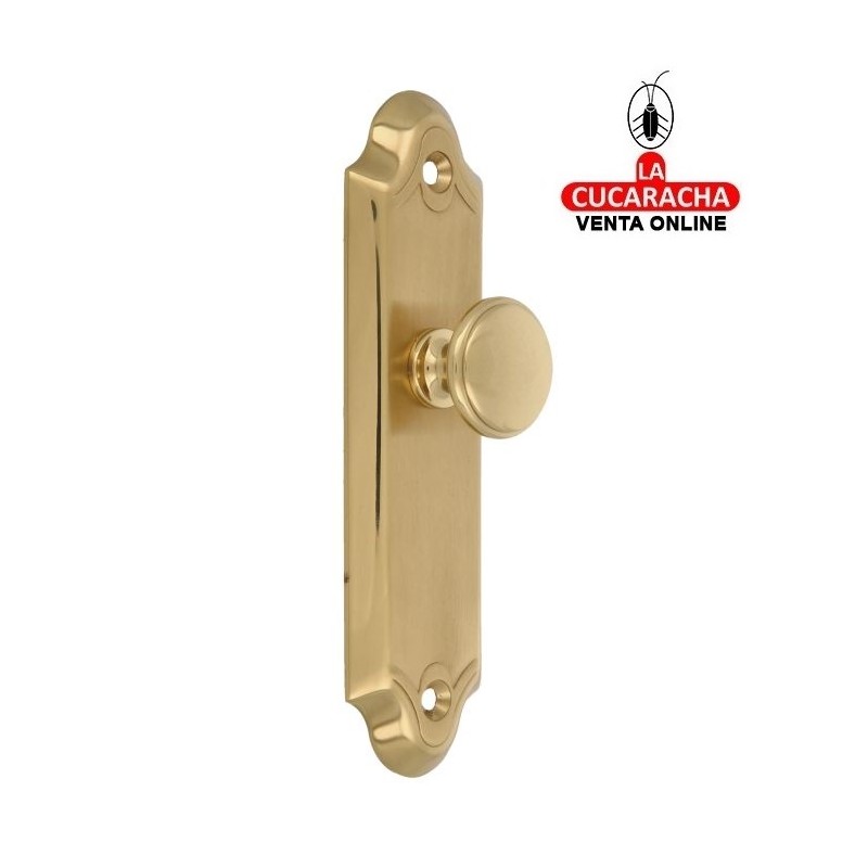 ESCUDO TIRADOR DE LATON PARA ARMARIOS MODELO 29.