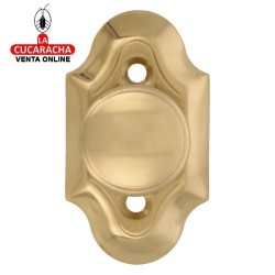 ESCUDO TIRADOR DE LATON PARA ARMARIOS MODELO 31.