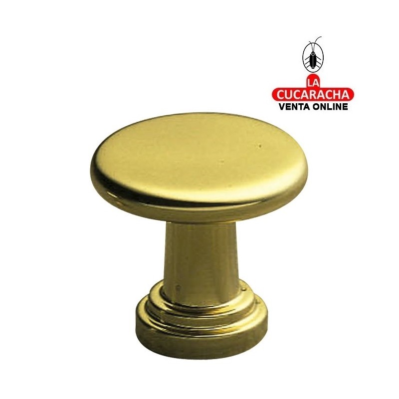 POMO DE LATON PARA MUEBLE PULIDO BARNIZADO MODELO 360.