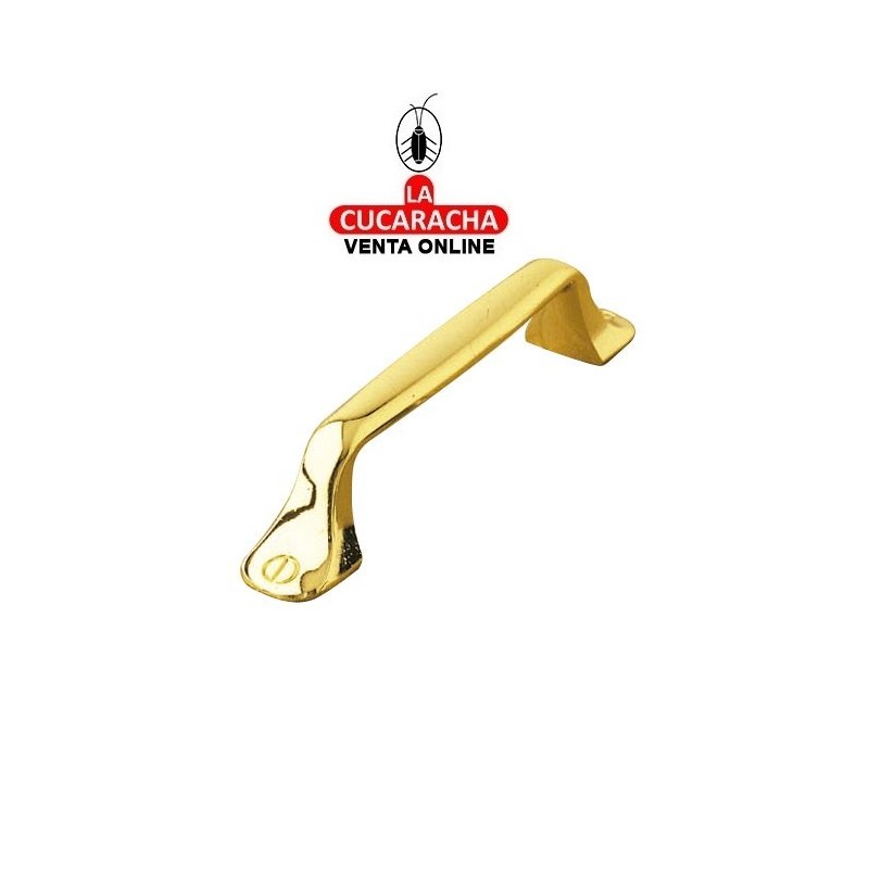 TIRADOR DE LATON PARA MUEBLE PULIDO BARNIZADO MODELO 70.