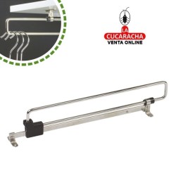 CUELGAPERCHAS DE ACERO EXTENSIBLE INSTALAR ARMARIO MODELO 12.