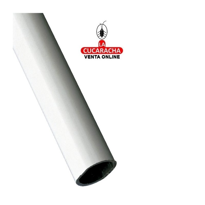 TUBO ALUMINIO PARA ARMARIO 20X18X1.5MM-BLANCO-MODELO 1.