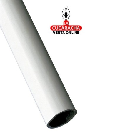 TUBO ALUMINIO PARA ARMARIO 20X18X1.5MM-BLANCO-MODELO 1.