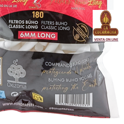 CAJA 15-BOLSA 180 FILTROS 6X22MM. BUHO SLIM LARGOS.
