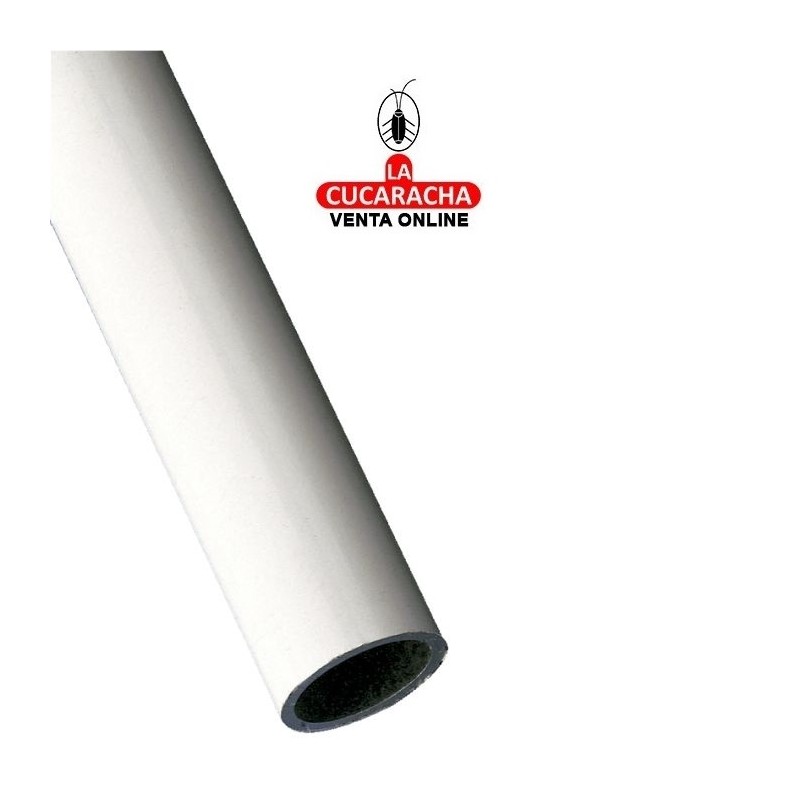 TUBO ALUMINIO REDONDO PARA ARMARIO-BLANCO-MODELO 2.