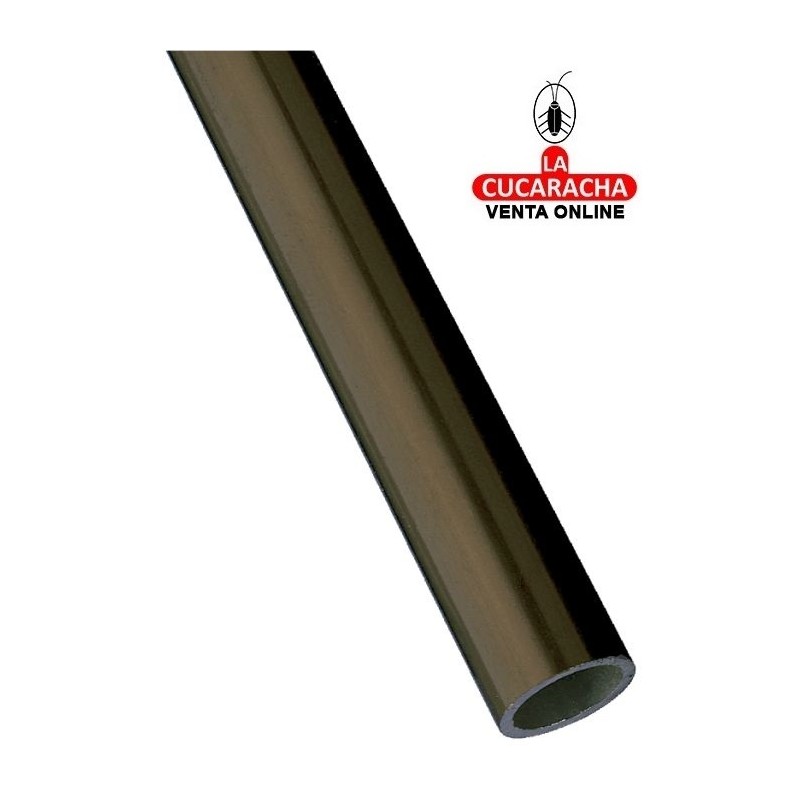 TUBO ALUMINIO REDONDO PARA ARMARIO-BRONCE-MODELO 2.