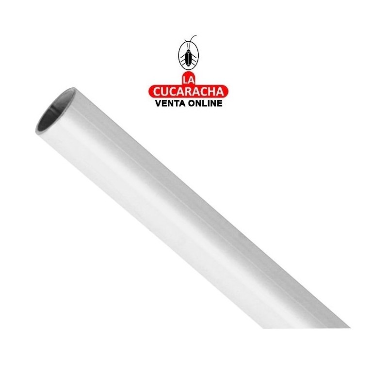 TUBO HIERRO REDONDO 12X0.7MM PARA ARMARIO-BLANCO-MODELO 5.