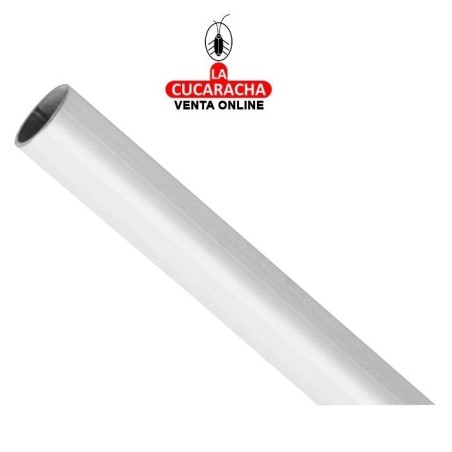 TUBO HIERRO REDONDO 12X0.7MM PARA ARMARIO-BLANCO-MODELO 5.