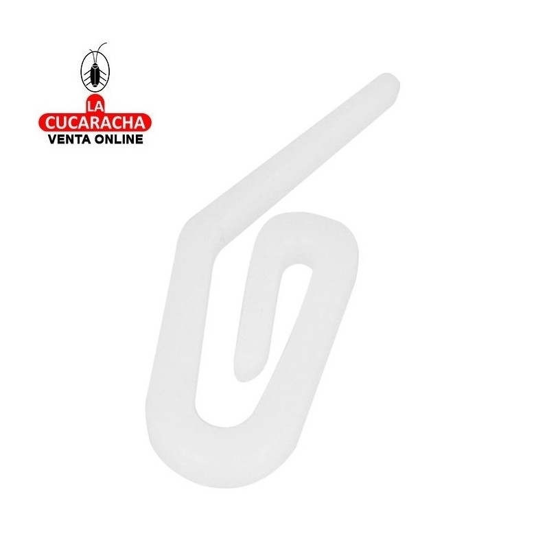 BOLSA 20-CORCHETES DE PLASTICO PARA VISILLOS CORTINAS MODELO 10.